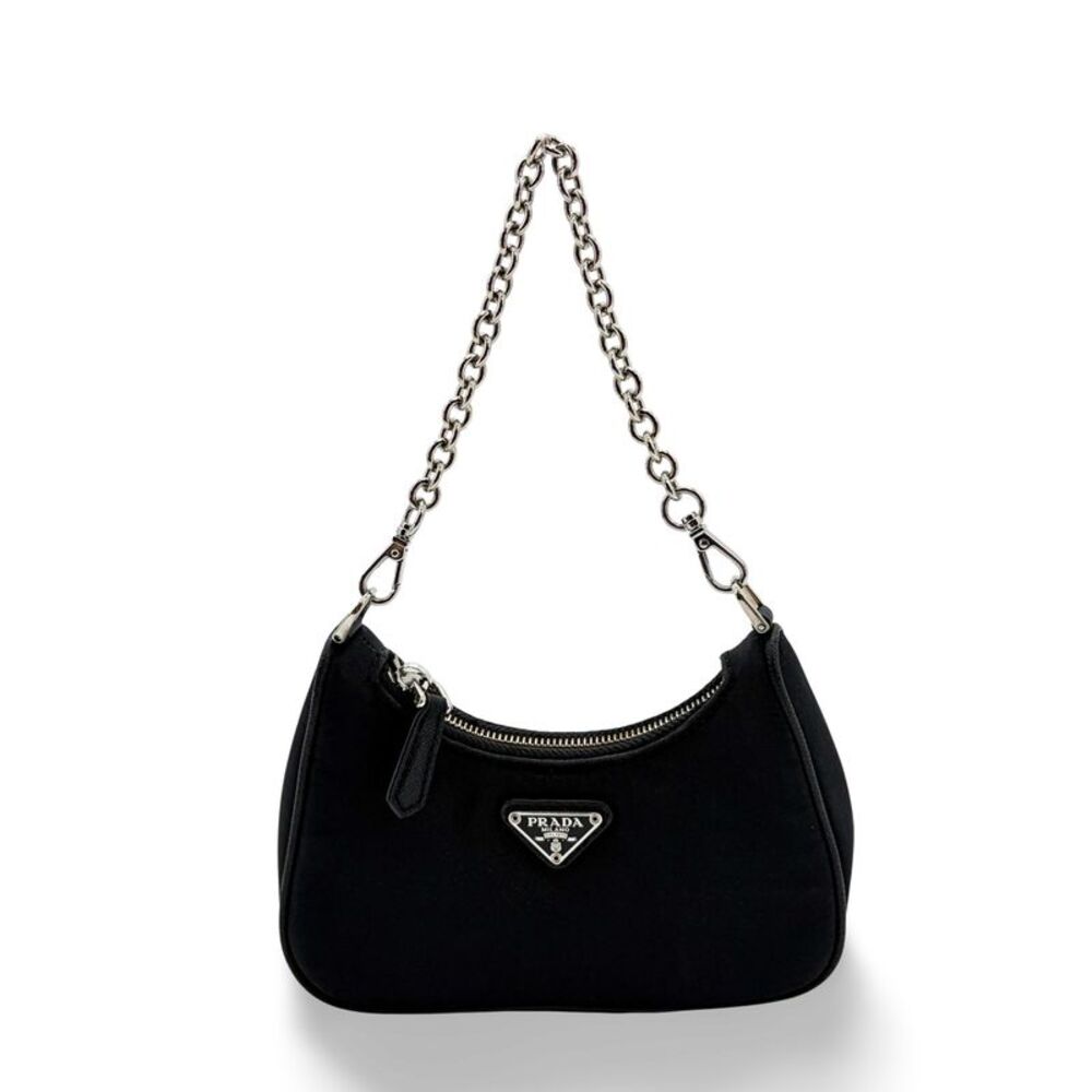 Prada Re-Edition Tessuto Black Nylon Shoulder Bag Bag